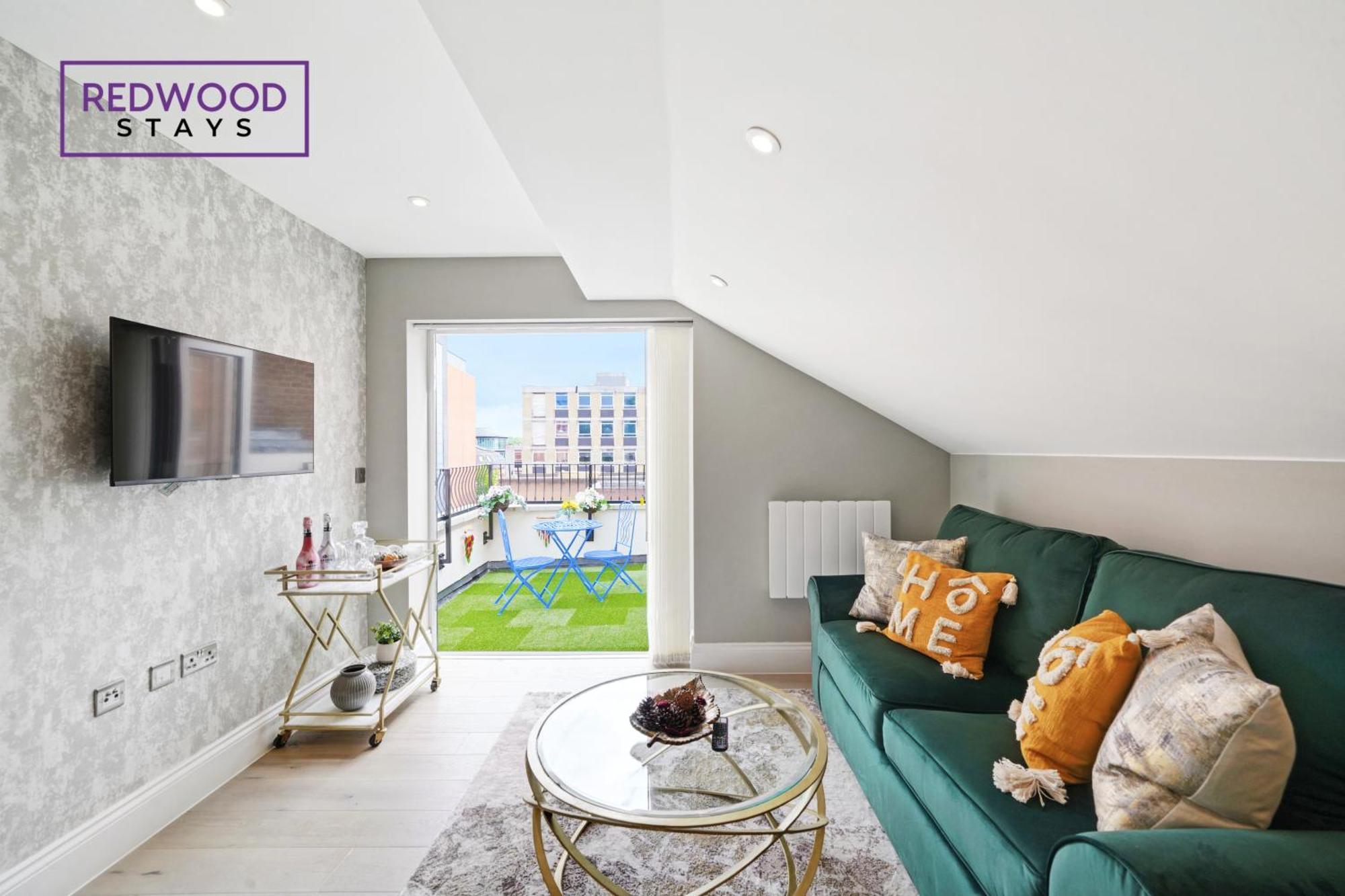 Top Quality 2 Bed 1 Bath Apartments For Contractors By Redwood Stays Reading Exterior photo