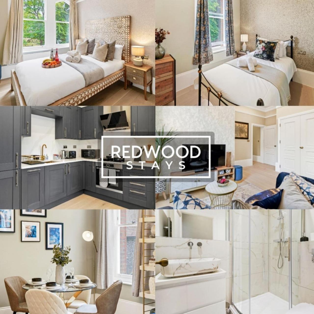 Top Quality 2 Bed 1 Bath Apartments For Contractors By Redwood Stays Reading Exterior photo